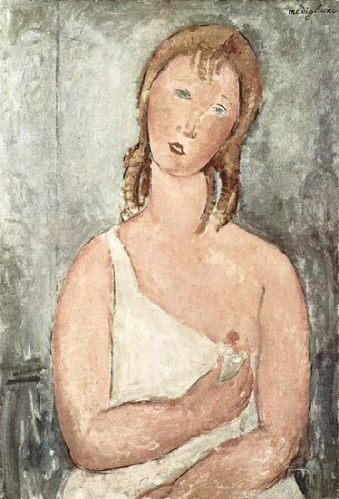 Amedeo Modigliani Machen im Hemd china oil painting image